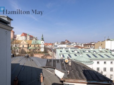 Dwupoziomowy penthouse z widokiem na Wawel -1
