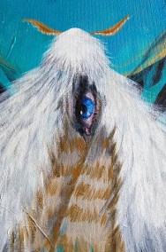 "ŚWIATŁO KSIĘŻYCA" obraz akrylowy na płótnie 70x50cm artystki Adriany Laube-2