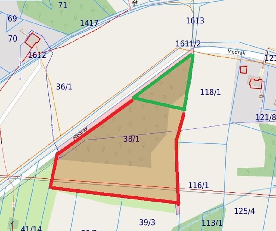 Tłuczań , gm Brzeźnica, 1,14 ha, z pozwoleniem na budowę, kameralna - Więcej