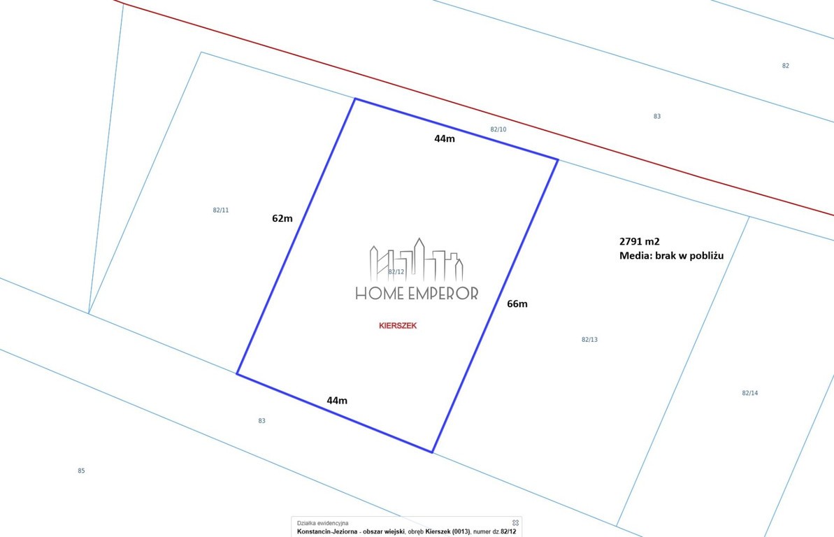 Działka na sprzedaż, 2791 m², Konstancin-Jeziorna Kierszek - Widok 2