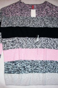 H&M Sweter  Szary Pudrowy NOWY 40 42 -2