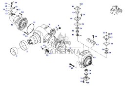 Case New Holland Carraro - oś przednia most 87745927