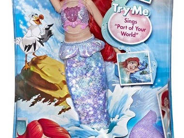 Śpiewająca Lalka Arielka Syrenka Ariel Księżniczki Disney'a Princess-1