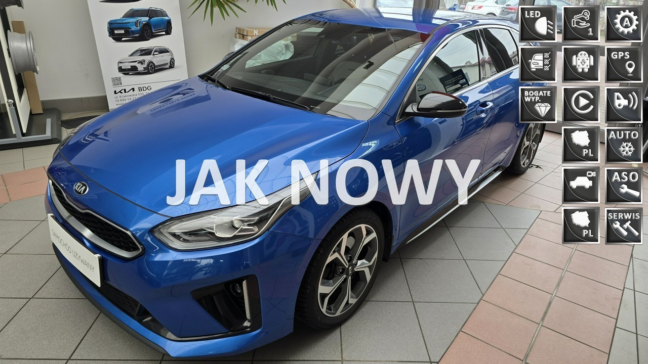 Kia Pro cee'd GT Line, Bezwypadkowy ,Automat, Idealny, Serwis, Krajowy,