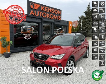 SEAT Arona Polski Salon, Gwarancja, Wersja FR, Kamera cofania, Podgrzewane fote