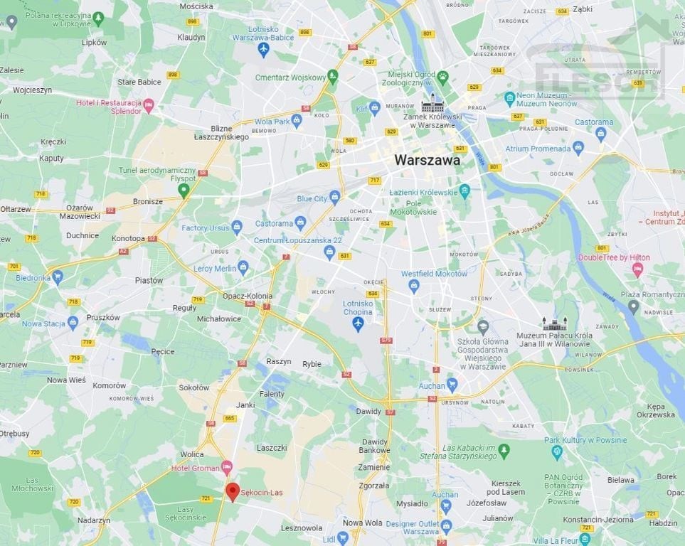 Działka w Sękocinie - Widok 5