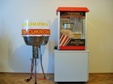 Zestaw maszyn do waty cukrowej i popcornu, wata cukrowa, popcorn, ATEST-1