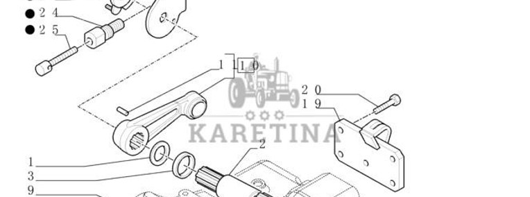 New Holland T6010 T6090 Ramię podnośnika 5179827-1