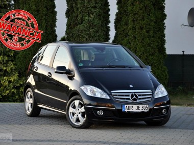 Mercedes-Benz Klasa A W169 1.5i(95KM)*Avantgarde*Panorama*Skóry*Grzane Fotele*I Wł*Alu16"ASO-1