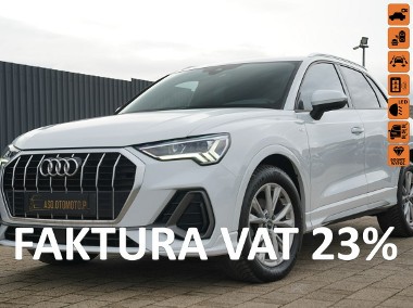 Audi Q3 II S-LINE skóra FUL LED parktonik NAWI alusy zawieszenie ADC pelna elek-1