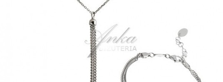 Komplet biżuterii srebro włoskie-1