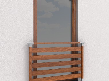 Balustrada francuska balkon barierka dekor drewna okienna poręcz WYSYŁKA-1