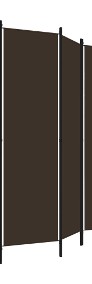 vidaXL Parawan 4-panelowy, brązowy, 200 x 180 cm320720-3