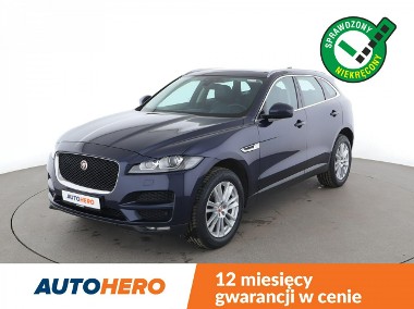 Jaguar F-Pace 20d Automat AWD Portfolio Panorama Tempomat Skóra Bi-Xenon Kamera PD-1