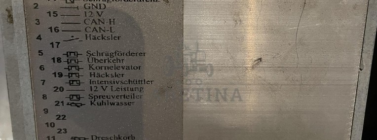 Claas Lexion 510 530 560 570 580 600 - Moduł Sterownik DZW 014903.1 014903.2 014903.X-1