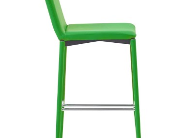 vidaXL Krzesła barowe, 6 szt., zielone, sztuczna skóra279688-1