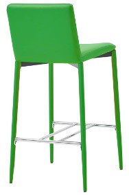 vidaXL Krzesła barowe, 6 szt., zielone, sztuczna skóra279688-2