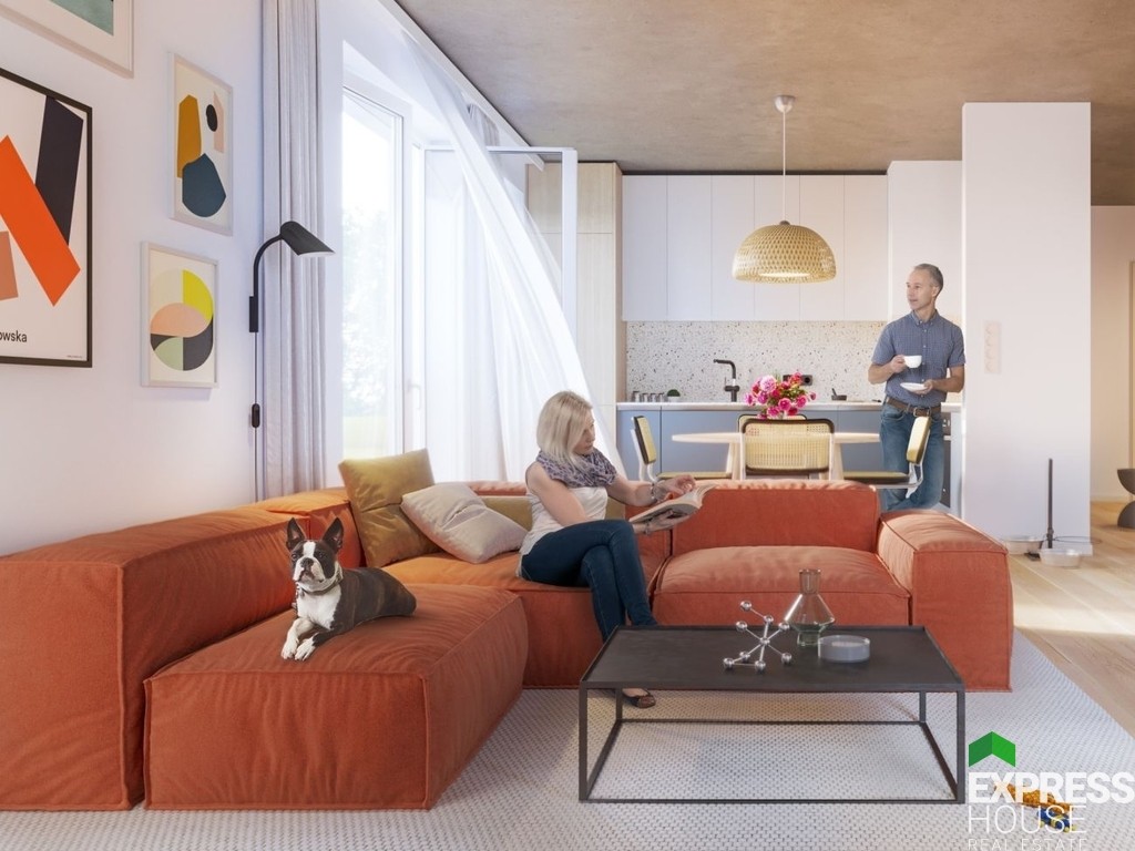 2-pokojowe mieszkanie z 30 m2 tarasu