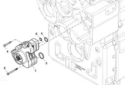 John Deere 9470RX - Pompa YZ502886 (Przekładnia Power Shift)