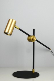 Lampa biurkowa GYLLENE złoty czarny metal nowoczesny-2