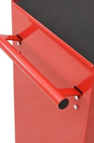 vidaXL Wózek narzędziowy z 14 szufladami, stalowy, czerwonySKU:3056732-3