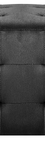 vidaXL Pufy, 2 szt., czarne, 30 x 30 x 30 cm, aksamit 278386-3