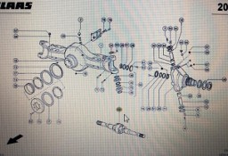 CLAAS 00 0598 931 1/Claas wałek o podwójnych przegubach/Claas Xerion