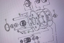 John Deere RE17692/wał zębaty/John Deere 4555/4755/4955