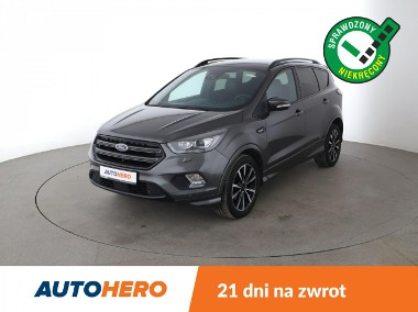 Ford Kuga III ST-Line, bi-xenon, skóra/alcantara, navi, grzane fotele, kamera i cz-1