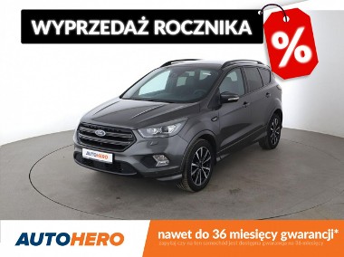 Ford Kuga III ST-Line, bi-xenon, skóra/alcantara, navi, grzane fotele, kamera i cz-1