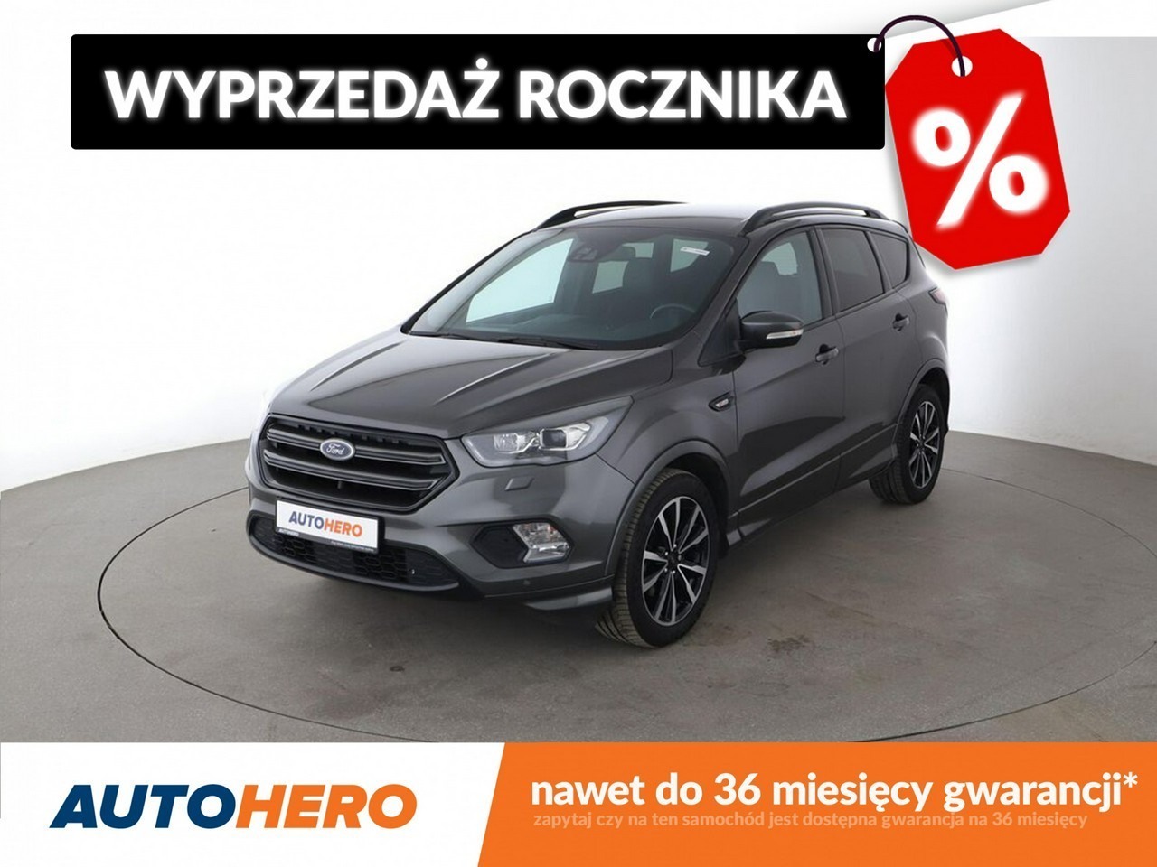 Ford Kuga III ST-Line, bi-xenon, skóra/alcantara, navi, grzane fotele, kamera i cz