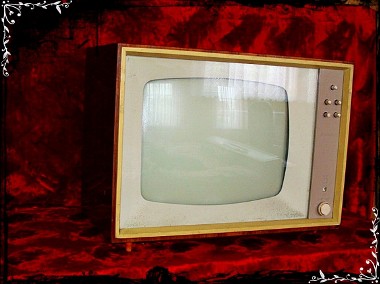 Stary telewizor Donja Strassfurt Zabytek lat 40-50' Rarytas dla kolekcjonera-1