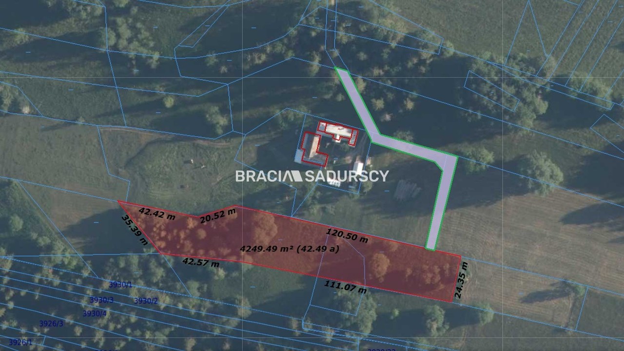 Działka na sprzedaż, 4267 m², Szaflary Bańska Wyżna - Widok 4