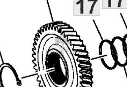 John Deere IVT AUTOPOWER 6820 6920 6920S Przekładnia Zębata Czołowa 44 zęby CZĘŚCI L152917