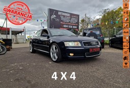 Audi A8 II (D3) 4.2 MPI V8 335 KM, Quattro, Pneumatyka, 20&quot;, Automat, Bluetooth, Skó