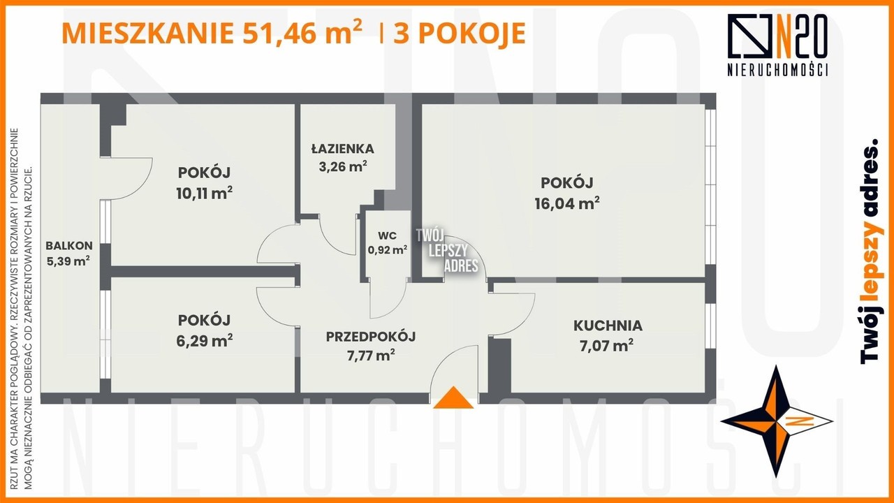 Funkcjonalne 3 pokoje | 51 m²| Krowodrza Górka - Ansicht 4