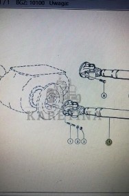 Claas Lexion Terra Track Wał Przegubowy 0007502562-3