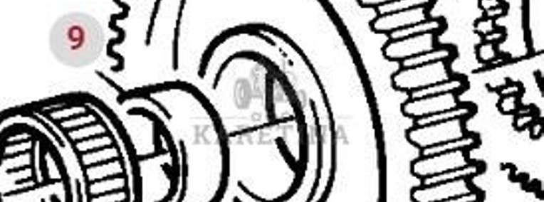 Fendt Favorit 514 Koło Zębate Walcowe CZĘŚCI 514100080190-1