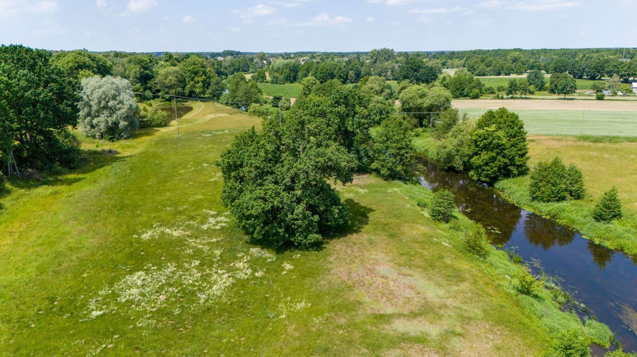 Wyjątkowa działka nad rzeką Wkrą | 1,68 ha | 200 m linii brzegowej - Więcej