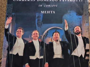Carreras Domingo Pavarotti "in concert" Mehta - LP VG+-1