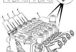 Rexroth R908407001A JCB 333/H7010 Rozdzielacz hydrauliczny do JCB