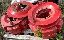 Fendt 700 800 900 1000 Obciążnik Balast Przeciwwaga 300kg x 2 Adaptery Mocujące 48kg