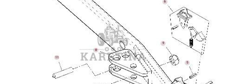 Fendt 930 933 936 942 GEN 7 Ramię Sterujące TUZ Prawe Lewe CZĘŚCI G945870060011 G945870060021-1