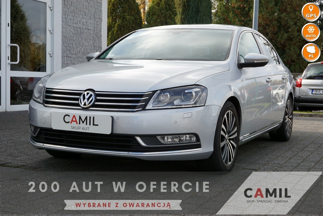 Volkswagen Passat B7 z polskiego salonu, navi, start-stop, I rej. 03.2013r., zadbany,