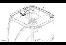 RE575067 John Deere 8345R - Radio