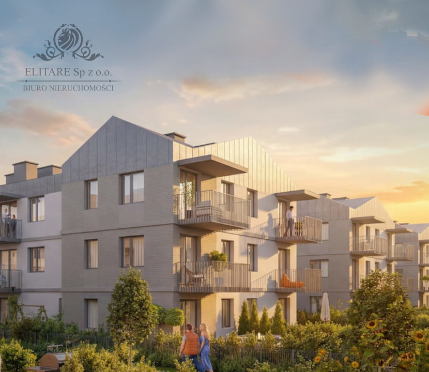 Mieszkanie 2 pokojowe 37,12m2 z balkonem 4m2, Jagodno/Iwiny