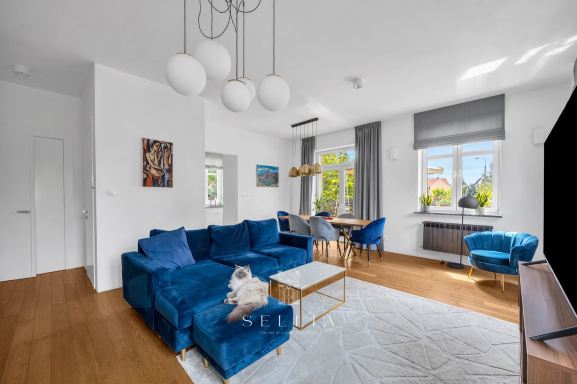 Dom z siłownią i salą kinową | Wilanów – pohled 2