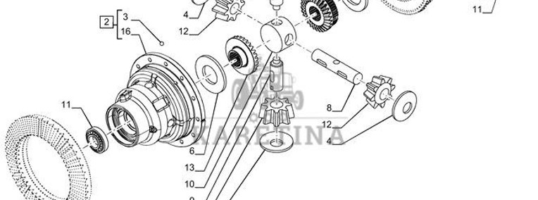 New Holland T6070 Wspornik 5185931-1