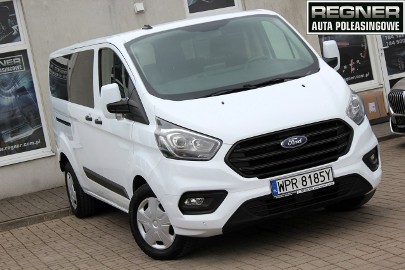 Ford Transit Custom 9-osob. L2 130KM Salon PL FV23% 1WŁ Android/Apple Tempomat Gwarancja