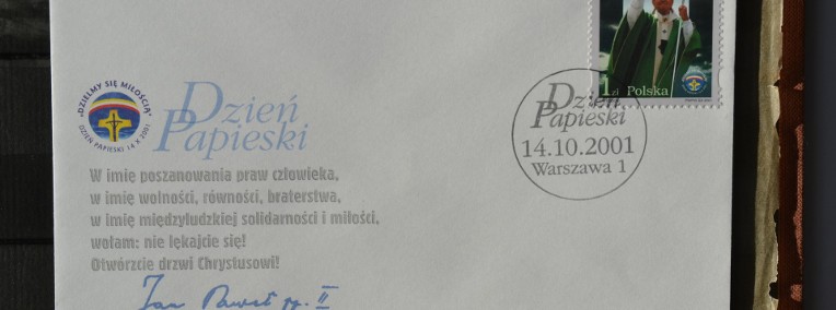 Papież Jan Paweł II Polska XXIII FDC Ks Chrostowski 341 fi 3738-1